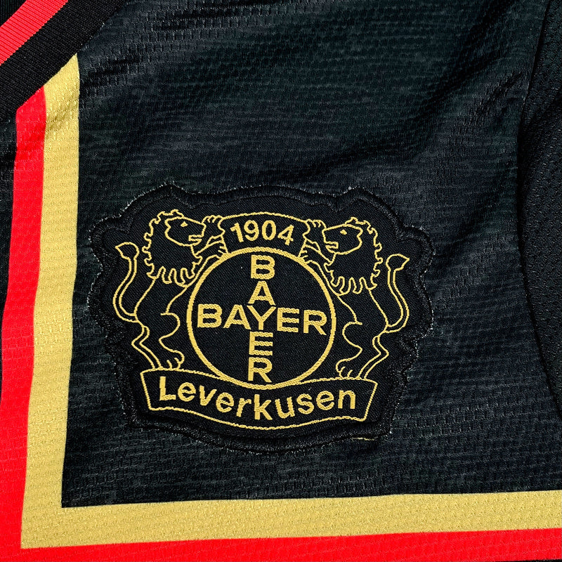 Camiseta Bayer Leverkusen Edición Especial 24/25 Negro y Dourado