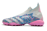 Zapatillas Société Predator Freak + FG White/Blue/Pink - Cano Alto