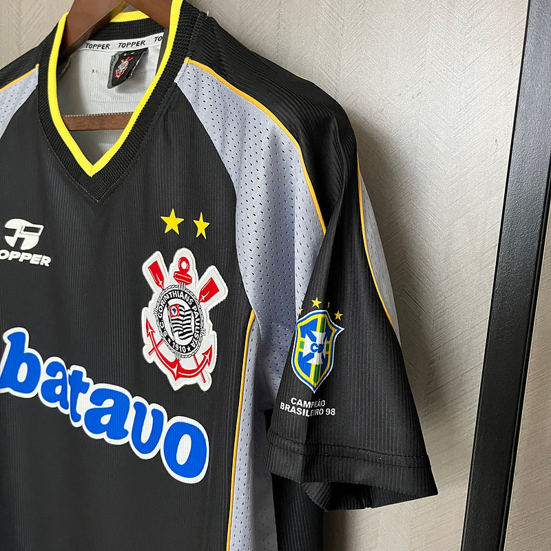 Corinthians Retro lll - 1999 Topper Negro y Gris