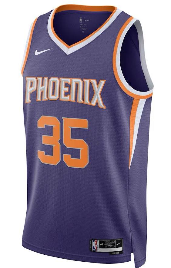 Phoenix Suns Kevin Durant Purple Jersey - Icon Edition