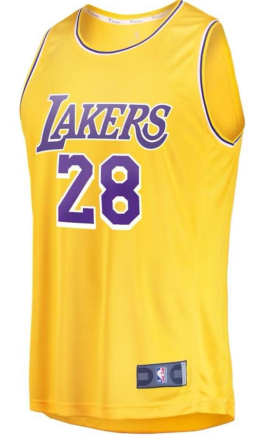 Los Angeles Lakers Rui Hachimura Gold Jersey - Icon Edition