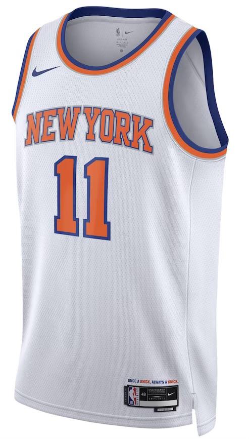 New York Knicks Jalen Brunson White Jersey - Association Edition