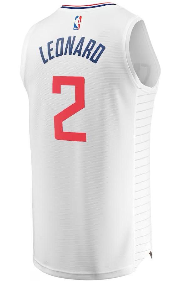 LA Clippers Kawhi Leonard White Jersey - Association Edition