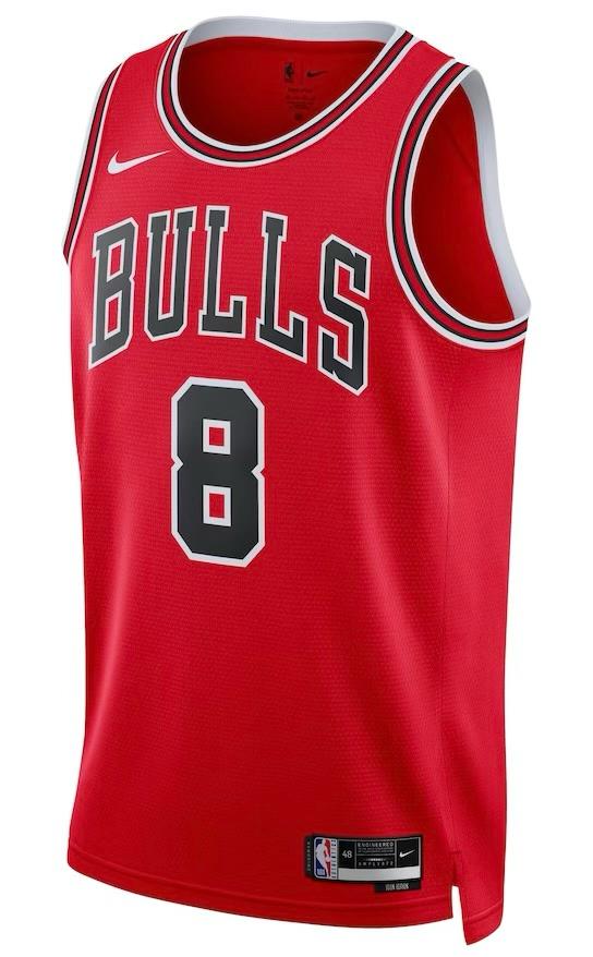 Chicago Bulls Zach LaVine Red Jersey - Icon Edition