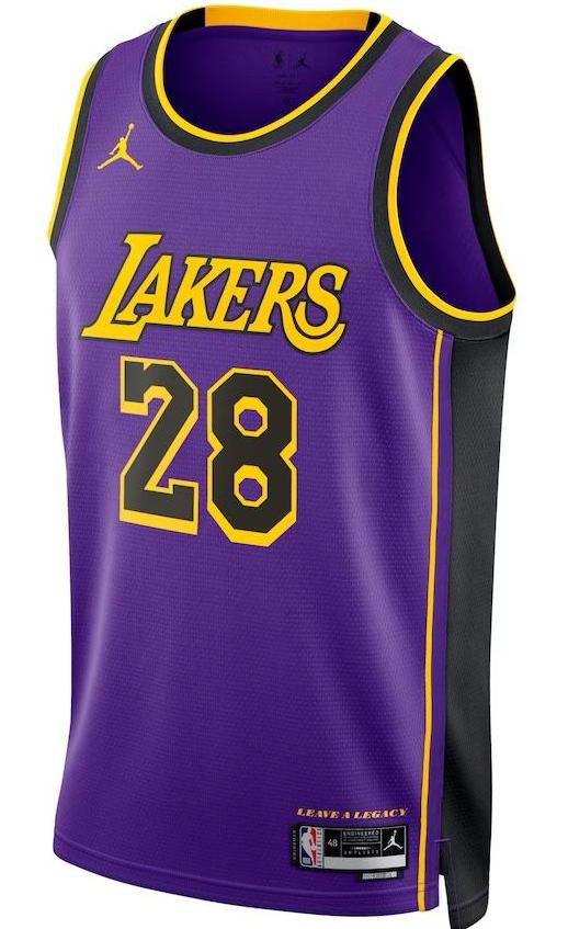 Los Angeles Lakers Rui Hachimura Purple Jersey - Statement Edition