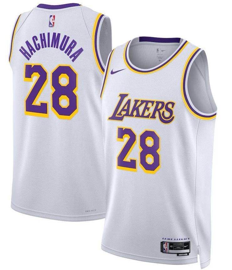 Los Angeles Lakers Rui Hachimura White Jersey - Association Edition