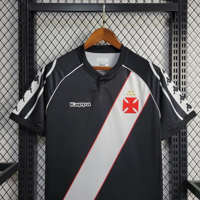 Camiseta Vasco Edición Especial 24/25 Kappa Masculina - Negro+Blanco