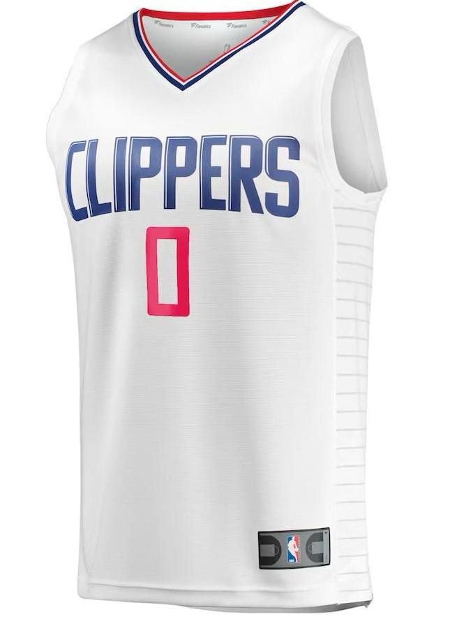 LA Clippers Russell Westbrook White Jersey - Association Edition