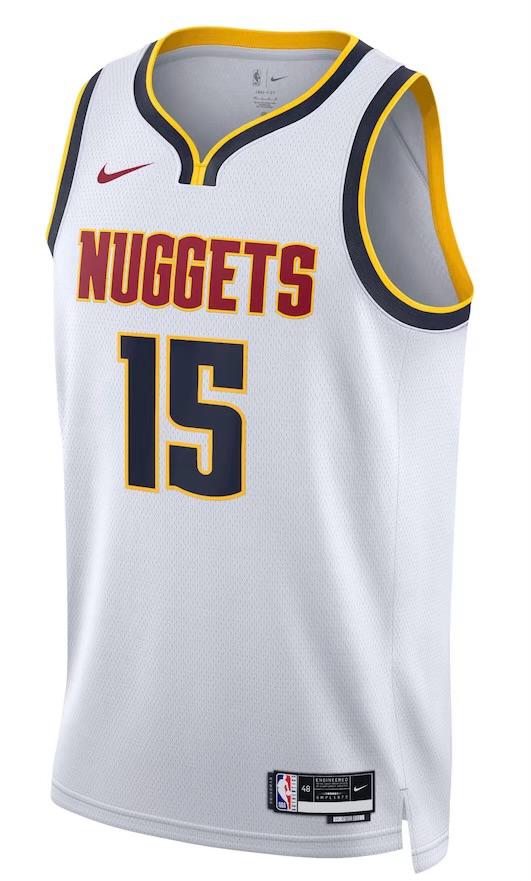 Denver Nuggets Nikola Jokic White Jersey - Association Edition