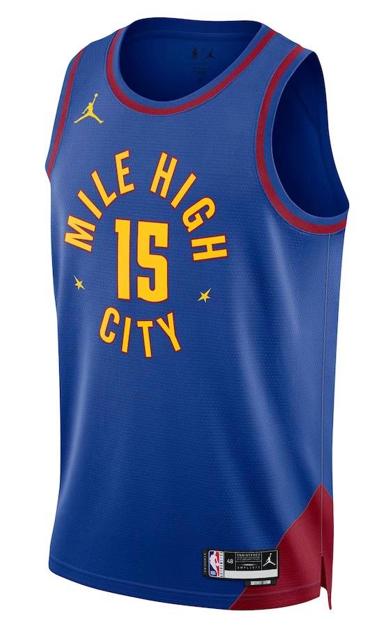 Denver Nuggets Nikola Jokic Blue Jersey - Statement Edition