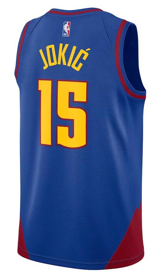 Denver Nuggets Nikola Jokic Blue Jersey - Statement Edition