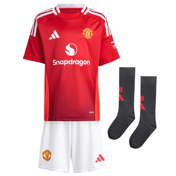 Conjunto infantil - Manchester United 24/25 com calcetines