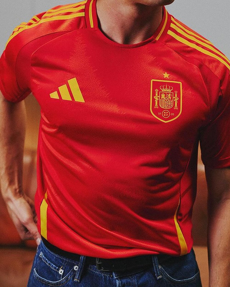 Camiseta España Home 24/25 - Hincha - Masculino - Rojo