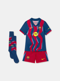 Conjunto para niño/niña FC Barcelona Cuarta Equipación 25/26 - con medias