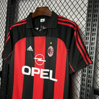 Camiseta Retro AC Milan Home 00/02
