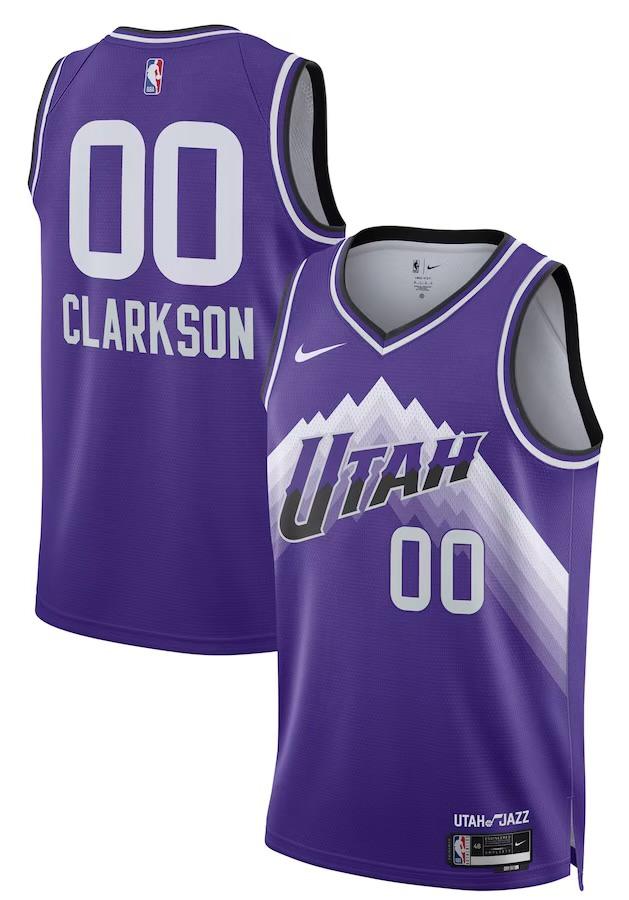 Utah Jazz Jordan Clarkson Purple 2023/24 Jersey - City Edition