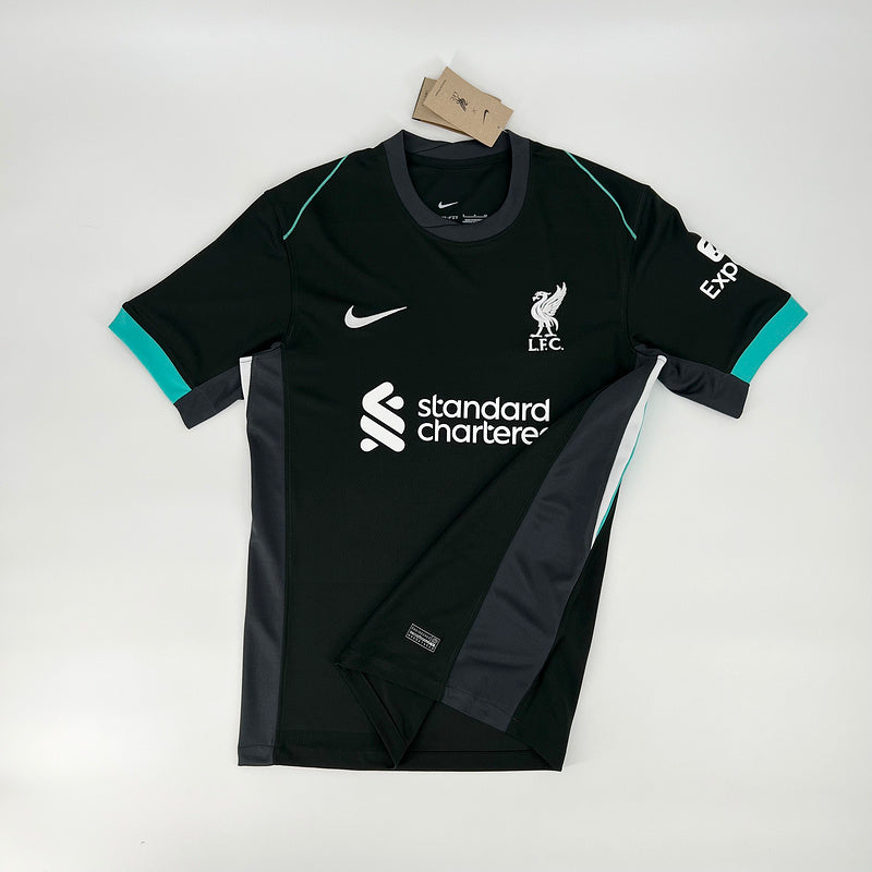 Camiseta Liverpool Away24/25 Masculina- Negro