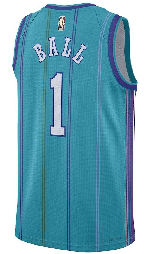 Charlotte Hornets LaMelo Balll 2023/24 Teal Jersey - Classic Edition