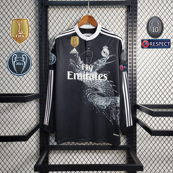 Camiseta Manga Larga Real Madrid 2014 Con parches