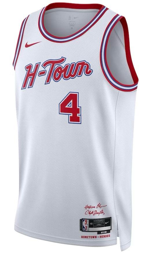 Houston Rockets Jalen Green White 2023/24 Jersey - City Edition