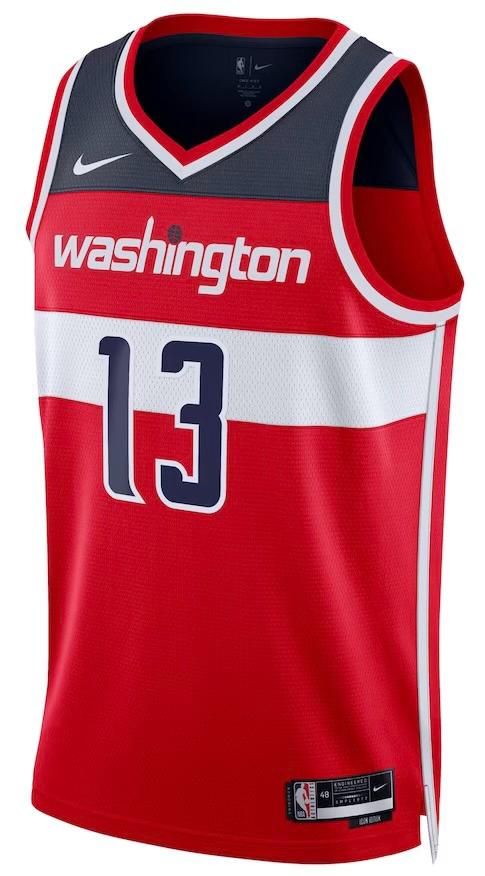 Washington Wizards Jordan Poole Red Jersey - Icon Edition