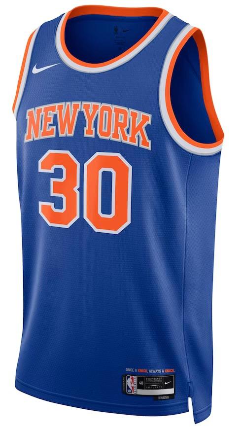 New York Knicks Julius Randle Blue Jersey - Icon Edition