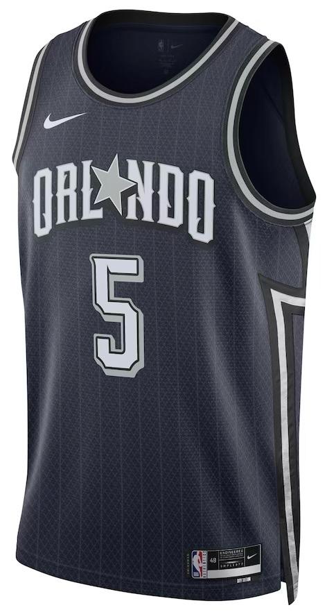 Orlando Magic Paolo Banchero Navy 2023/24 Jersey - City Edition