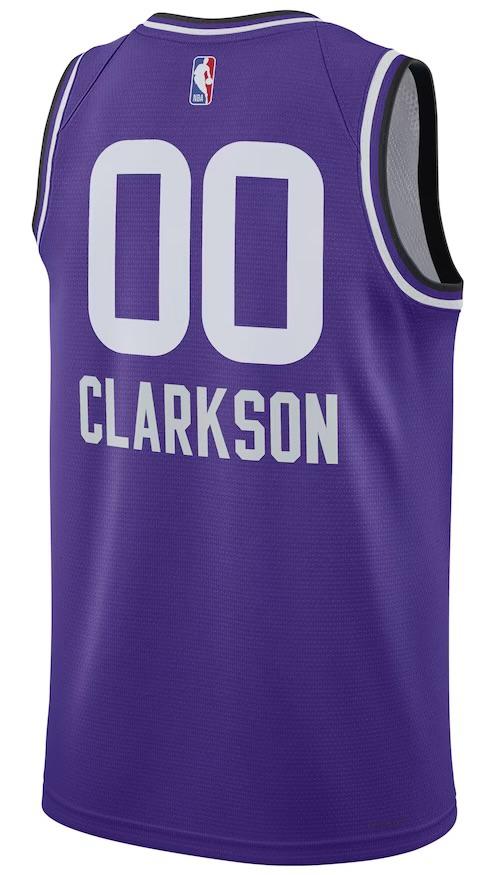 Utah Jazz Jordan Clarkson Purple 2023/24 Jersey - City Edition