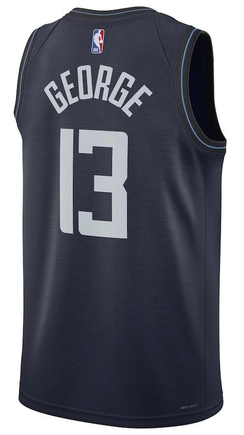 LA Clippers Paul George Navy 2023/24 Jersey - City Edition