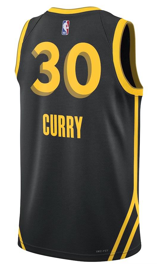 Golden State Warriors Stephen Curry Black 2023/24 Jersey - City Edition