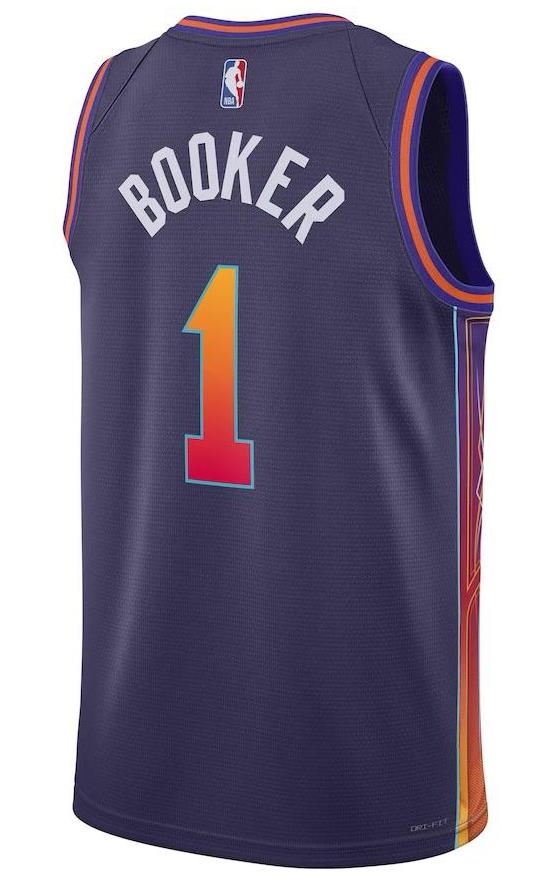 Phoenix Suns Devin Booker Purple 2023/24 Jersey - City Edition