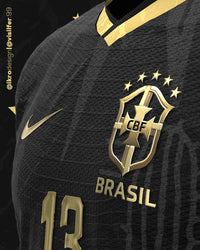 Camiseta Conceito Selección Brasil 2022 - @ikrodesign