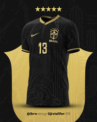 Camiseta Conceito Selección Brasil 2022 - @ikrodesign