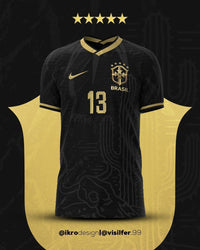 Camiseta Conceito Selección Brasil 2022 - @ikrodesign