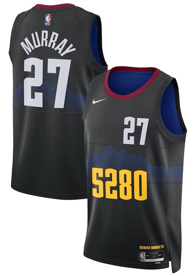 Denver Nuggets Jamal Murray Black 2023/24 Jersey - City Edition