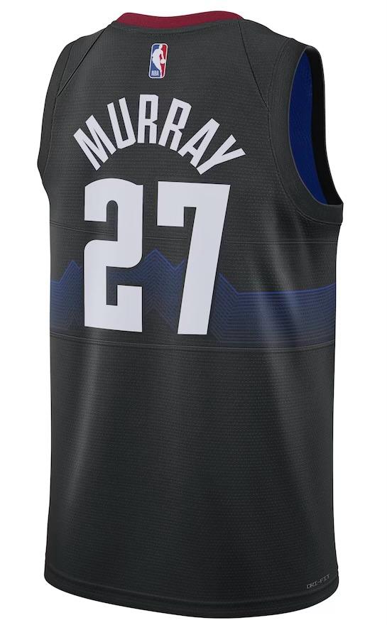 Denver Nuggets Jamal Murray Black 2023/24 Jersey - City Edition