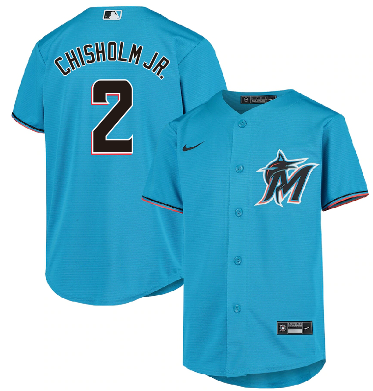 Miami Marlins Jazz Chisholm – Blue Jersey