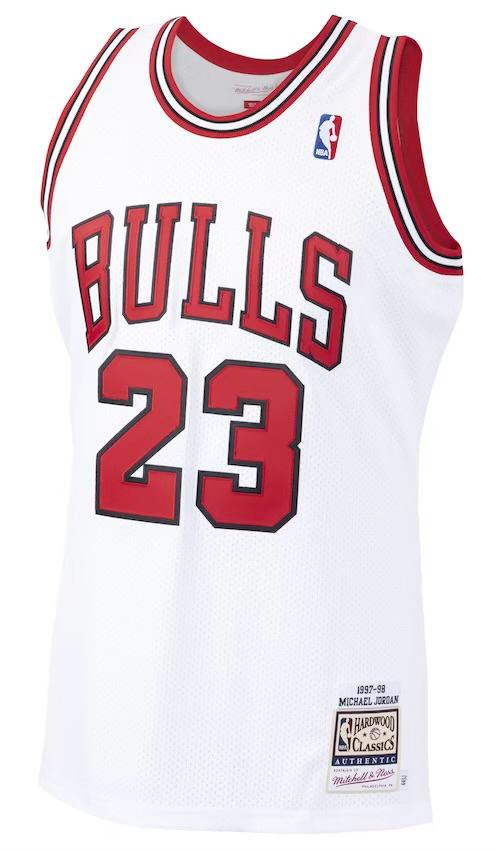 Chicago Bulls Michael Jordan White 1997/98 Jersey