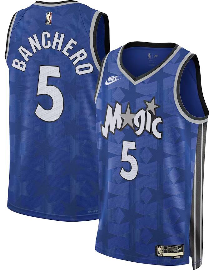 Orlando Magic Paolo Banchero Blue 2023/24 Jersey - Classic Edition