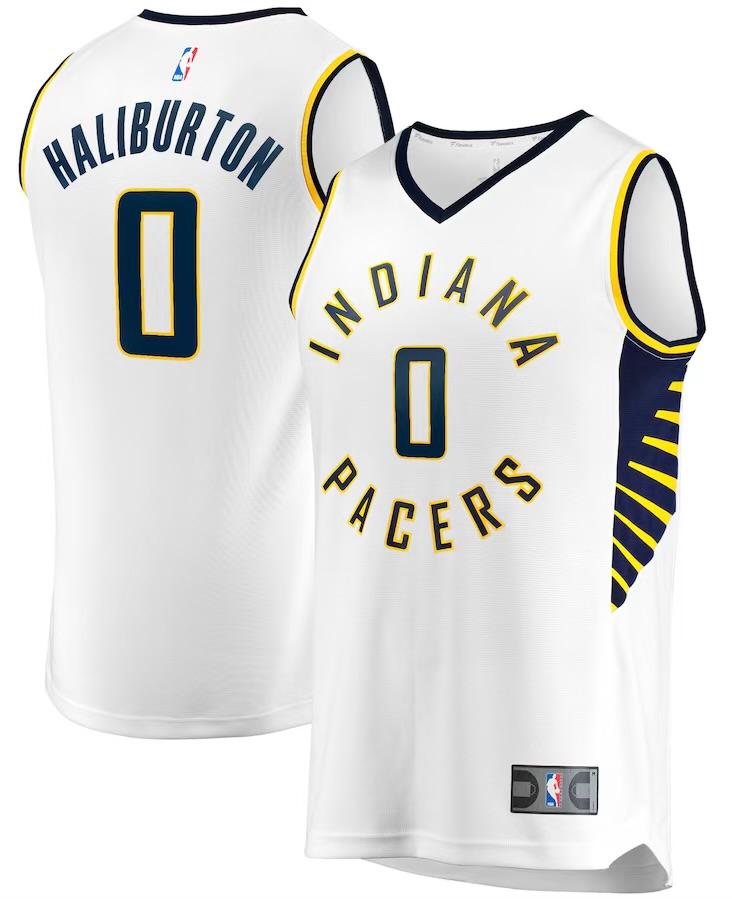 Indiana Pacers Tyrese Haliburton White Jersey - Association Edition