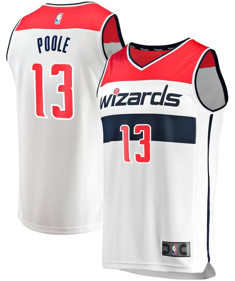 Washington Wizards Jordan Poole White Jersey - Association Edition