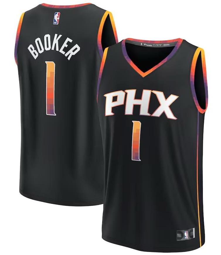 Phoenix Suns Devin Booker Black Jersey - Statement Edition