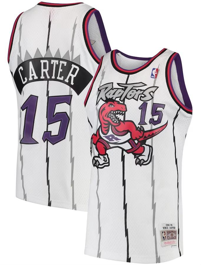 Toronto Raptors Vince Carter White 1998/99 Jersey