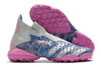 Zapatillas Société Predator Freak + FG White/Blue/Pink - Cano Alto