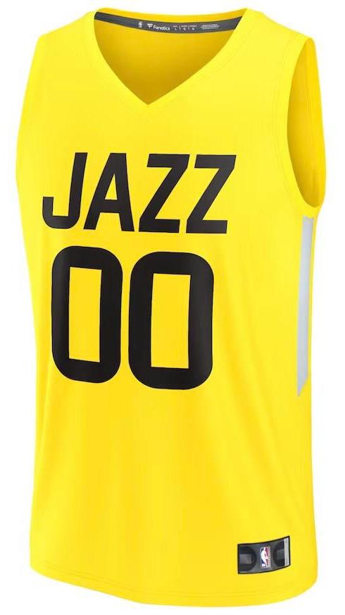 Utah Jazz Jordan Clarkson Yellow Jersey - Icon Edition