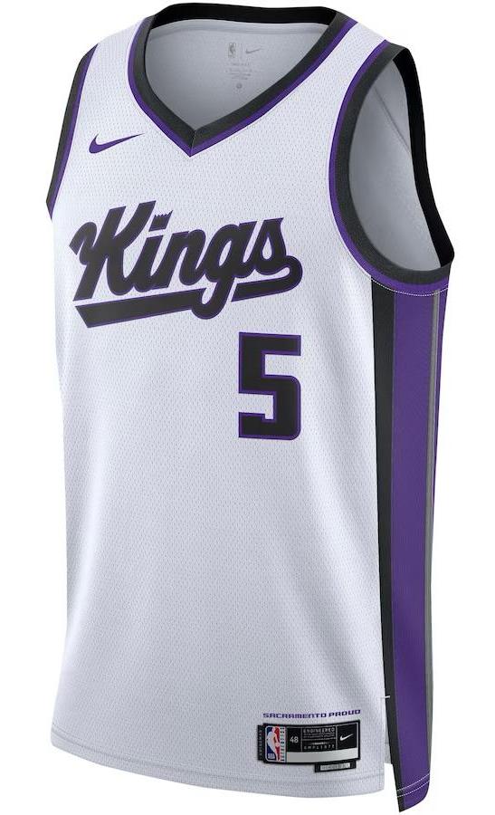 Sacramento Kings De'Aaron Fox White Jersey - Association Edition