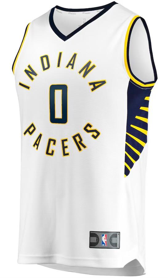 Indiana Pacers Tyrese Haliburton White Jersey - Association Edition