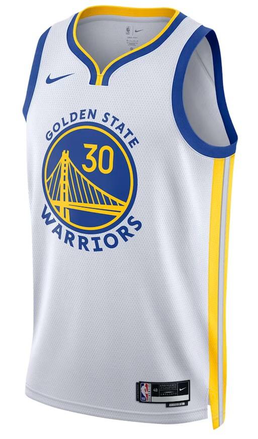 Golden State Warriors Stephen Curry White Jersey - Association Edition