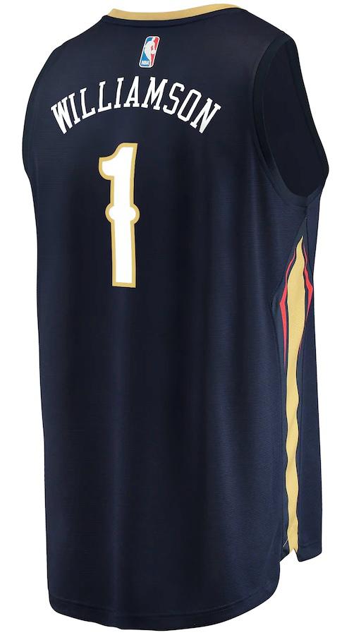 New Orleans Pelicans Zion Williamson Navy Jersey - Icon Edition