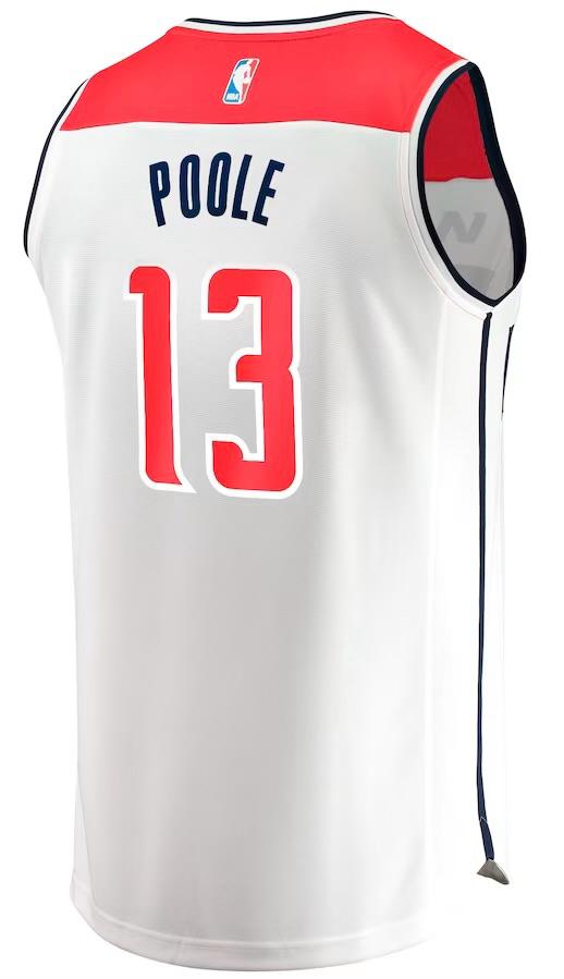 Washington Wizards Jordan Poole White Jersey - Association Edition